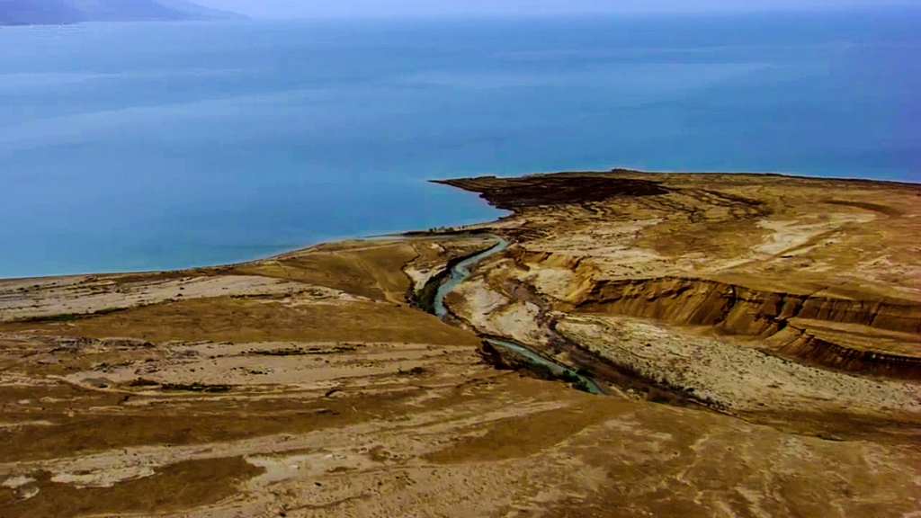 River Jordan into Dead Sea