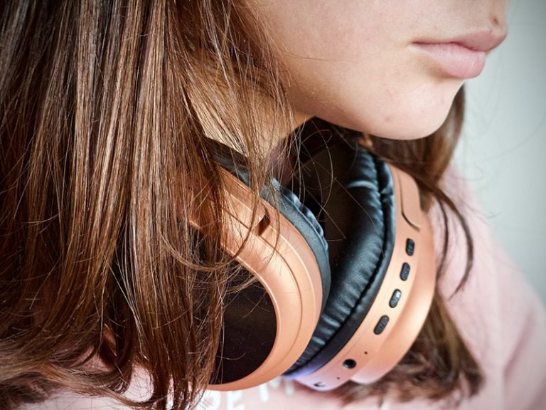 listening to music